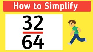 How to Simplify the Fraction 3264  3264 Simplified [upl. by Anita]