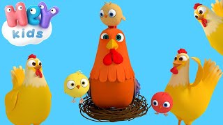 Chick Chick Chick 🐤 Animal Songs for Kids in English  HeyKids [upl. by Atsejam240]