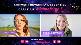 🎥 COMMENT REVENIR À LESSENTIEL GRÂCE AU MINIMALISME  Avec MarieSo la minimaliste [upl. by Nyrahs]