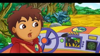 Go Diego Go and Dora the Explorer Rescue a Baby Gorilla in a Video Game walk through [upl. by Damal]