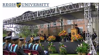 Regis University 2015 Graduate Commencement Masters Degree [upl. by Clotilda]