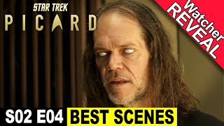 Star Trek Picard Season 2 Episode 4 BEST SCENE – Watcher Reveal [upl. by Ilrebmik]