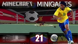 Minecraft  FootBall  ФУТБОЛ В МИНЕКРАФТ MiniGame [upl. by Eedrahs]