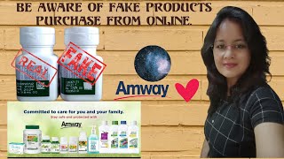 Beware Of Buying Fake Amway Products From Online [upl. by Aikam379]