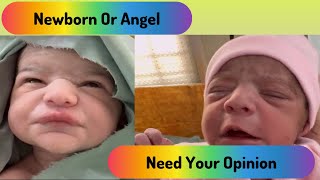 Newborn 16 Angel Examination and Cleaned up Who Was Too Much Blood Stained amp She Looked Gorgeous 🥰 [upl. by Allys154]