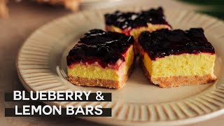 How to make Blueberry and Lemon Bars [upl. by Raney61]