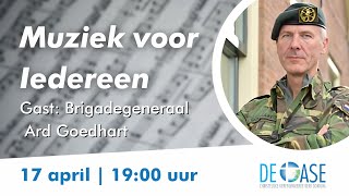 Muziek Voor Iedereen 17 April met Brigadegeneraal Ard Goedhart  CGK Dokkum [upl. by Constance]