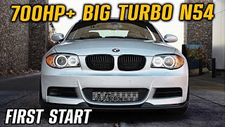 My 700hp BIG Turbo BMW 135i Started WITHOUT ISSUES [upl. by Hill847]