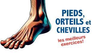 Pieds orteils et chevilles les meilleurs exercices  en temps réel [upl. by Petersen]