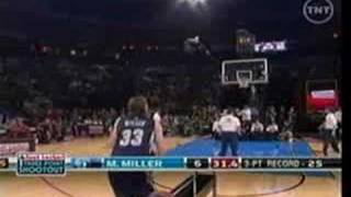 Mike Miller Three Point Contest Round 1 07 [upl. by Atrebla]