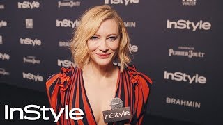 Cate Blanchett Thinks the Concept of AntiAging Can Be Eradicated  InStyle [upl. by Liamaj]