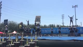 NSFS Saints  Telemundo Cheer Competition 2015 [upl. by Ahiel]