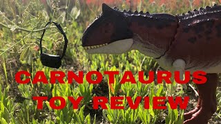 JURASSIC WORLD FALLEN KINGDOM CARNOTAURUS TOY REVIEW [upl. by Cinderella]