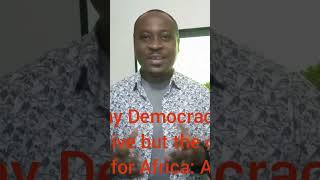 Why Democracy is Highly Expensive but the only Alternative for Africa InternationalDemocracyday [upl. by Nyla]