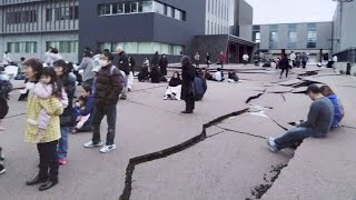 TsunamiWarnung nach Erdbeben in Zentraljapan [upl. by Lleynad730]