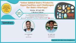 ValueAdded Dairy Products Opportunities and Challenges for Dairy Startups [upl. by Oniotna796]