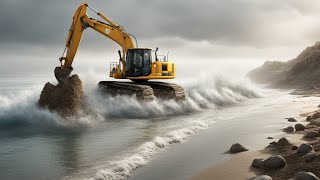 Cromer North Norfolk Sea Defence Construction 2024 [upl. by Pazice]