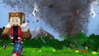 Minecraft But Tornado Gets Bigger [upl. by Alburg]