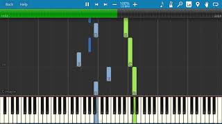 Lultima neve di Primavera  Franco Micalizzi Piano Synthesia [upl. by Eerihs]