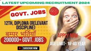 Latest upcoming Recruitment 202425  Upcoming Govt Jobs  Top 25 Government Jobs 2025  Govt Jobs [upl. by Patricia676]