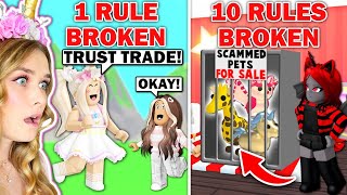 Who Can BREAK The MOST RULES In Adopt Me Sanna Vs Moody Roblox [upl. by Osbourne]