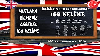 İngilizcede en çok kullanılan 100 kelime 12 [upl. by Herson]