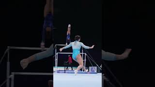 Manila Esposito Italy Floor FX Podium Training 2023 World Championships Slow Motion shorts Part2 [upl. by Bartolome394]