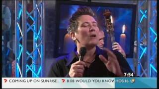 kd lang  Hallelujah live on morning TV [upl. by Ahtabbat]