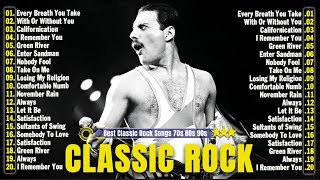 Top 100 Best Classic Rock Songs Of All Time 🔥 Queen Nirvana Scorpions Aerosmith ACDC Bon Jovi [upl. by Ecitnirp]