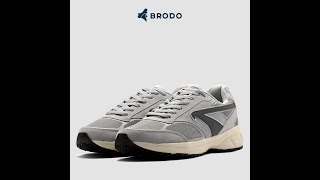 Sepatu Sneakers Pria Original Brodo Ace Nova Grey  TotoSuryo x Brodo Footwear TotoSuryo Sneakers [upl. by Donell399]