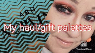 Episode 2 using my gift palettes  ABH Norvina vol 2 palette [upl. by Gnah]