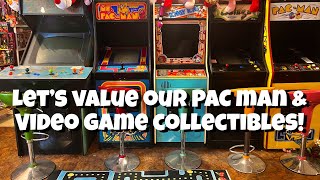 Ep 259 Video Arcades PacMan toys Ms PacMan Donkey Kong Simpsons “Valuing My Toy Collection” [upl. by Steinke]