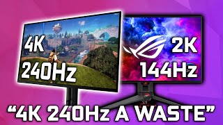 Is 4K 240Hz a Waste  Cheap vs Expensive Monitors [upl. by Ewnihc]