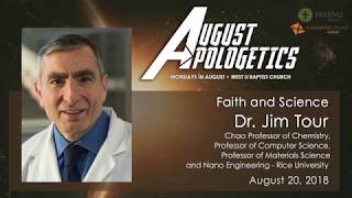 Dr James Tour Faith and Science at August Apologetics [upl. by Doralin]