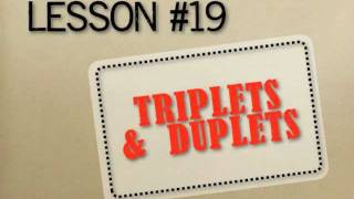 How to Read Music  Lesson 19  Triplets and Duplets [upl. by Naened]