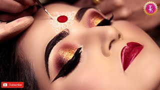 BRIDAL MAKEUP  BENGALI BRIDAL MAKEUP HD BRIDAL MAKEUP STEP BY STEP BRIDAL MAKEUP  INDIAN BRIDE [upl. by Nali]