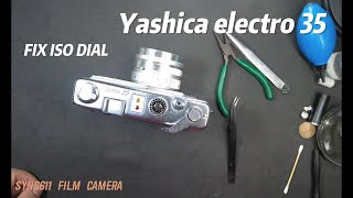 Yashica electro 35 FIX ISO DIAL [upl. by Lashondra]