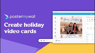 Create Custom Holiday Video Cards  How to Create a Holiday Video Card [upl. by Skolnik]