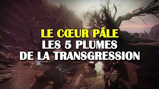 Destiny 2  Les 5 plumes de la Transgression Le Cœur pâle [upl. by Ilana]