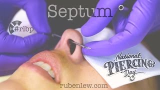 Septum Piercing procedure [upl. by Theodosia]