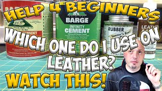 What CementGlue do I use on Leather [upl. by Nalid268]