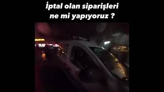 Yağmurdan Dolayı Siparişler Gecikti Kurye siparişi Polislere İkram Etti [upl. by Dralliw]