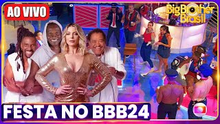 🚨BBB 24 FESTA AO VIVO AGORA É O TCHA Big Brother Brasil 2024 GLOBOPLAY AO VIVO RedeBBB BBB24 [upl. by Anirbak]