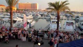 Vilamoura Marina Dance amp Singing Show  Algarve Portugal [upl. by Yliak]