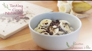 Porridge dhiver banane et chocolat [upl. by Daria]