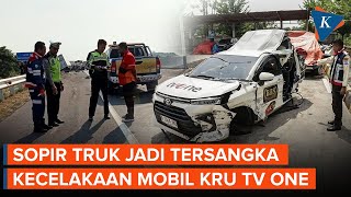 Sopir Truk Jadi Tersangka Kecelakaan Kru TV One di Tol Pemalang Disebut Alami quotMicrosleepquot [upl. by Aikyn]