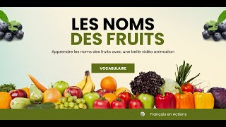 Apprendre les fruits et les légumes en Français Apprendre les légumes en samusant Français [upl. by Ian267]