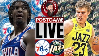 Sixers lose to the Jazz  Post Game Live [upl. by Auria730]