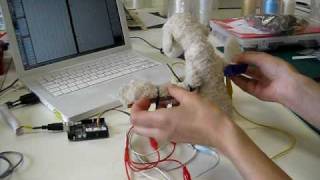 Neoprene Bend Sensor IMPROVED Sheep demo [upl. by Chappie]