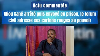 Actu commentéeLa cour suprême révoque le controle judiciaire de Aliou Sané et le conduit en prison [upl. by Razatlab]